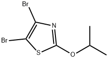 4,5-Dibromo-2-(iso-propoxy)thiazole Structure