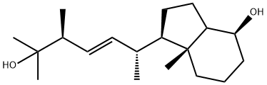 1R-(5-Hydroxy-1R,4S,5-trimethyl-hex-2-enyl)-7R-methyl-octahydro-inden-4S-ol Structure