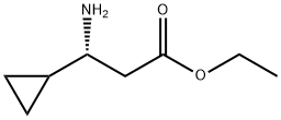 ethyl (R)-3-amino-3-cyclopropylpropanoate Structure