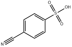 Benzenesulfonic acid, 4-cyano- 구조식 이미지