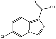 6-chloroimidazo[1,5-a]pyridine-1-carboxylic acid Structure
