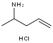 pent-4-en-2-amine hydrochloride Structure