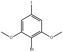 2-bromo-5-iodo-1,3-dimethoxybenzene Structure