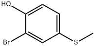 2-BROMO-4-(METHYLTHIO)PHENOL Structure