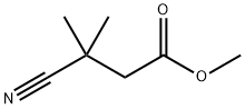 methyl 3-cyano-3,3-dimethylpropanoate Structure