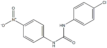 3-(4-chlorophenyl)-1-(4-nitrophenyl)urea Structure