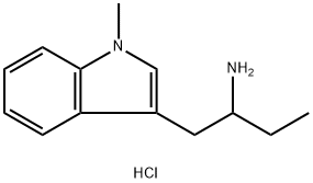 1-(1-methyl-1H-indol-3-yl)butan-2-amine hydrochloride 구조식 이미지