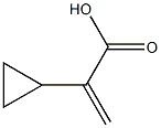 Cyclopropaneacetic acid, a-methylene- 구조식 이미지