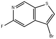 3-bromo-5-fluorothieno[2,3-c]pyridine Structure