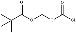 2,2-dimethyl-propanoyloxymethyl carbonochloridate 구조식 이미지