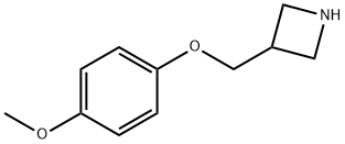 3-[(4-Methoxyphenoxy)methyl]azetidine Structure