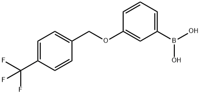 Boronic acid, B-[3-[[4-(trifluoromethyl)phenyl]methoxy]phenyl]- Structure