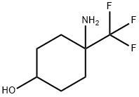 4-amino-4-(trifluoromethyl)cyclohexan-1-ol Structure