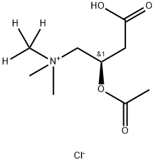Acetyl L-Carnitine-d3 Hydrochloride Structure