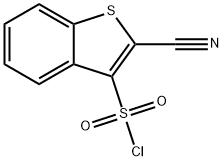 2-cyano-1-benzothiophene-3-sulfonyl chloride 구조식 이미지