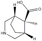 (1R,5S,8R)-3-azabicyclo[3.2.1]octane-8-carboxylic acid Structure