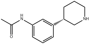 (S)-N-(3-(piperidin-3-yl)phenyl)acetamide Structure