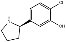 2-CHLORO-5-[(2R)-PYRROLIDIN-2-YL]PHENOL Structure