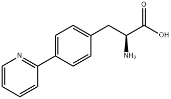 (S)-2-amino-3-(4-(pyridin-2-yl)phenyl)propanoicacid 구조식 이미지