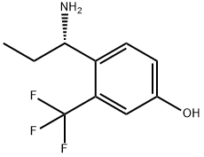 4-((1S)-1-AMINOPROPYL)-3-(TRIFLUOROMETHYL)PHENOL Structure