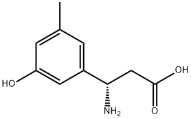 (3S)-3-AMINO-3-(3-HYDROXY-5-METHYLPHENYL)PROPANOIC ACID Structure