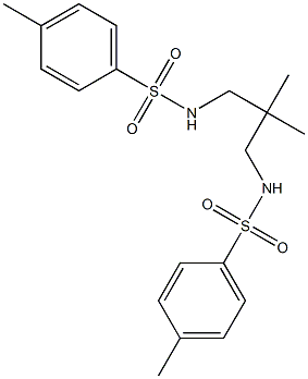 N-(2,2-dimethyl-3-{[(4-methylphenyl)sulfonyl]amino}propyl)-4-methylbenzenesulfonamide Structure