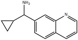 CYCLOPROPYL(QUINOLIN-7-YL)METHANAMINE 구조식 이미지