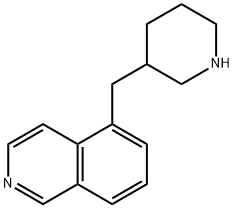 Isoquinoline, 5-(3-piperidinylmethyl)- Structure
