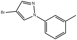 4-Bromo-1-(3-tolyl)pyrazole Structure