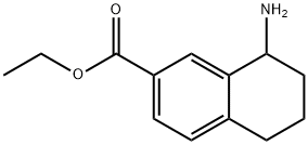 ETHYL8-AMINO-5,6,7,8-TETRAHYDRONAPHTHALENE-2-CARBOXYLATE Structure