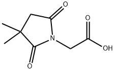 2-(3,3-dimethyl-2,5-dioxopyrrolidin-1-yl)acetic acid 구조식 이미지
