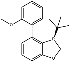 (R)-3-(tert-butyl)-4-(2-methoxyphenyl)-2,3-dihydrobenzo[d][1,3]oxaphosphole Structure