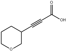 3-(OXAN-3-YL)PROP-2-YNOIC ACID 구조식 이미지