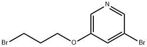 3-bromo-5-(3-bromopropoxy)pyridine 구조식 이미지