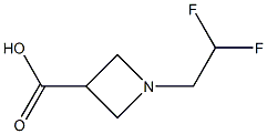 1-(2,2-difluoroethyl)azetidine-3-carboxylic acid Structure