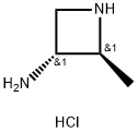 3-Azetidinamine, 2-methyl-, dihydrochloride, (2S-trans)- Structure