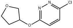 3-CHLORO-6-(OXOLAN-3-YLOXY)PYRIDAZINE 구조식 이미지