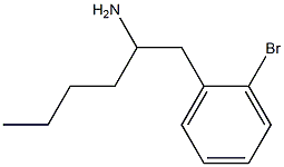 1-(2-BROMOPHENYL)HEXAN-2-AMINE Structure