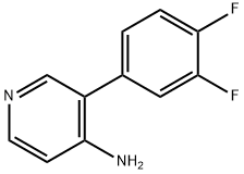 4-AMINO-3-(3,4-DIFLUOROPHENYL)PYRIDINE Structure