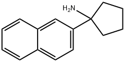 1-(2-Naphthyl)cyclopentanamine Structure