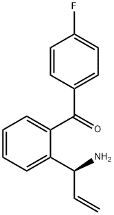 2-((1S)-1-Aminoprop-2-enyl)phenyl 4-fluorophenyl ketone Structure