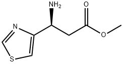 METHYL (3S)-3-AMINO-3-(1,3-THIAZOL-4-YL)PROPANOATE Structure