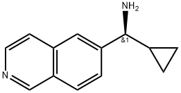 (S)-cyclopropyl(isoquinolin-6-yl)methanamine Structure