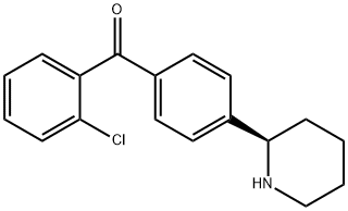 4-((2R)(2-Piperidyl))phenyl 2-chlorophenyl ketone Structure