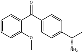 4-((1S)-1-Aminoethyl)phenyl 2-methoxyphenyl ketone Structure