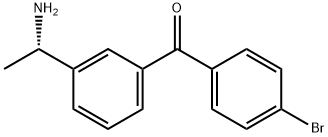 3-((1S)-1-Aminoethyl)phenyl 4-bromophenyl ketone Structure