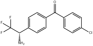 4-((1S)-1-Amino-2,2,2-trifluoroethyl)phenyl 4-chlorophenyl ketone Structure