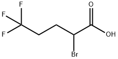 2-Bromo-5,5,5-trifluoropentanoic acid Structure