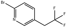 2-Bromo-5-(2,2,2-trifluoroethyl)pyridine 구조식 이미지