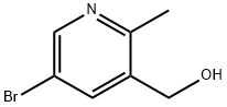 5-Bromo-3-(hydroxymethyl)-2-methylpyridine Structure